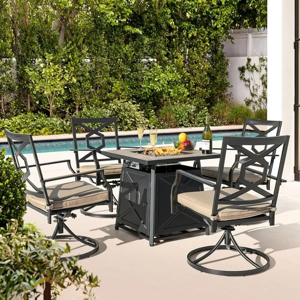 Ensemble de meubles de patio e - Outdoor Furniture Fire Pit Set avis et prix