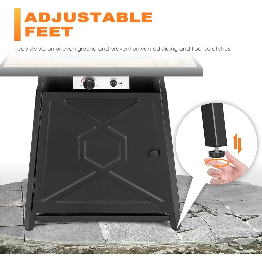 Ensemble de meubles de patio e - Outdoor Furniture Fire Pit Set avis et prix
