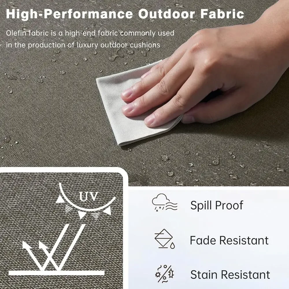 Ensemble de 6 coussins d'extér - Outdoor Furniture Cushions 24 X 24 avis et prix