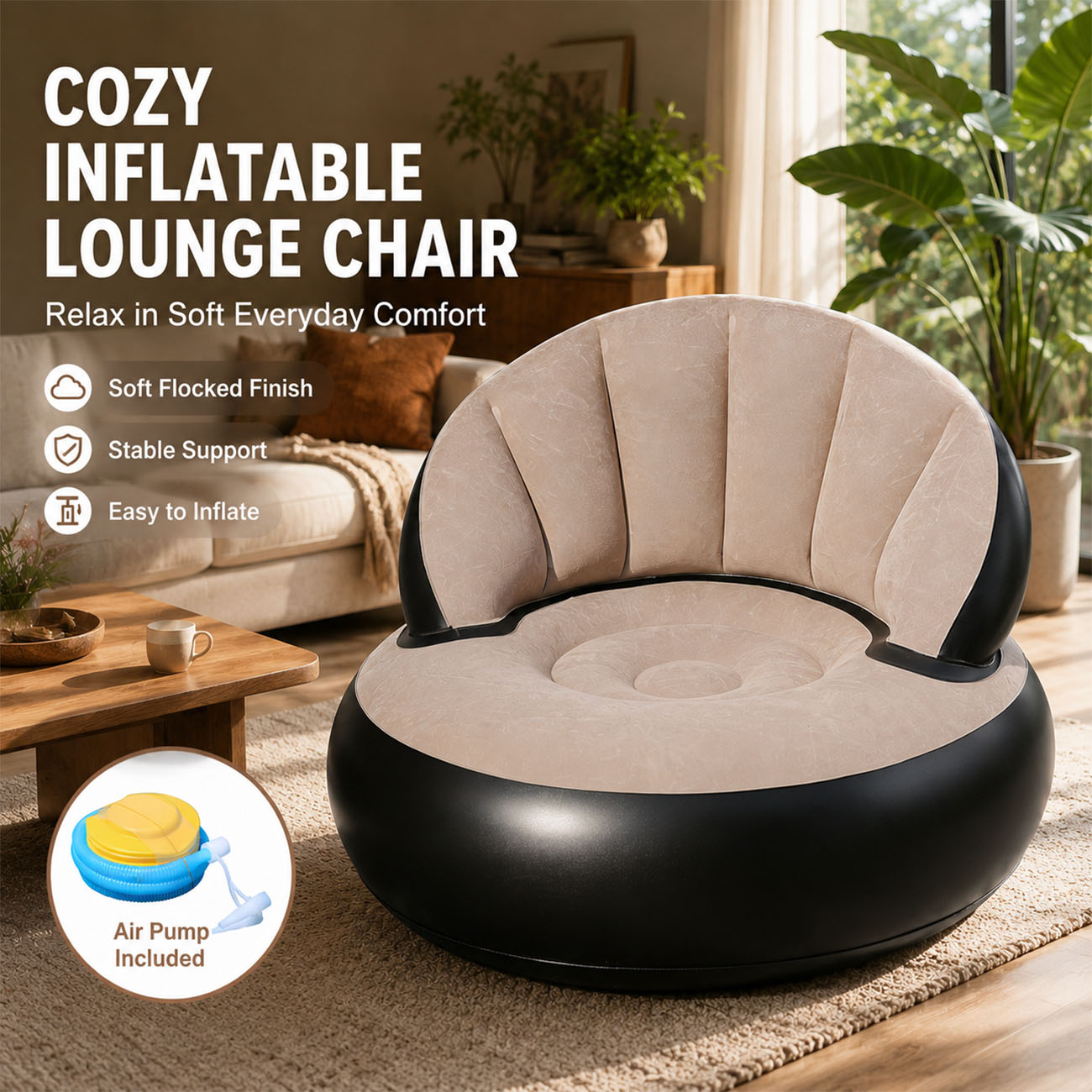 Fauteuil gonflable pour adulte - Outdoor Furniture Lounge Chair avis et prix