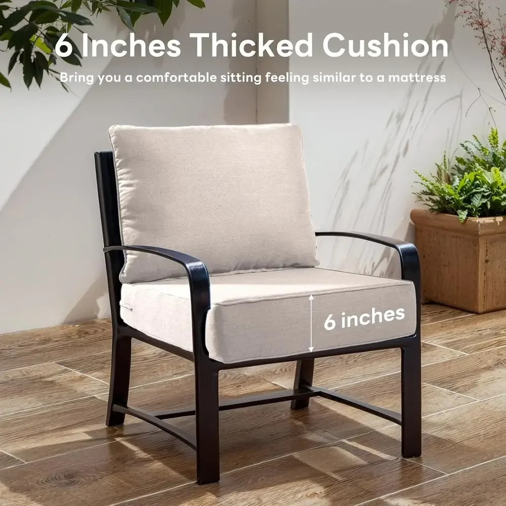 6 coussins épais pour chaises  - Outdoor Furniture Cushions 24 X 24 avis et prix